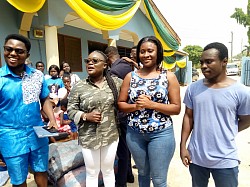 Nana Yaa Brefo (Adom TV) Visit KJCH with Giants of today Association