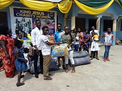 Nana yaa Brefo and Giants of Today Association Donate's to KJCH